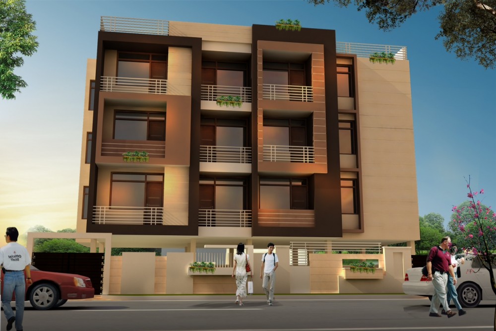 STILT+3 FLATS FOR MR.RAJ SHARMA(NANDINI BUILDERS)